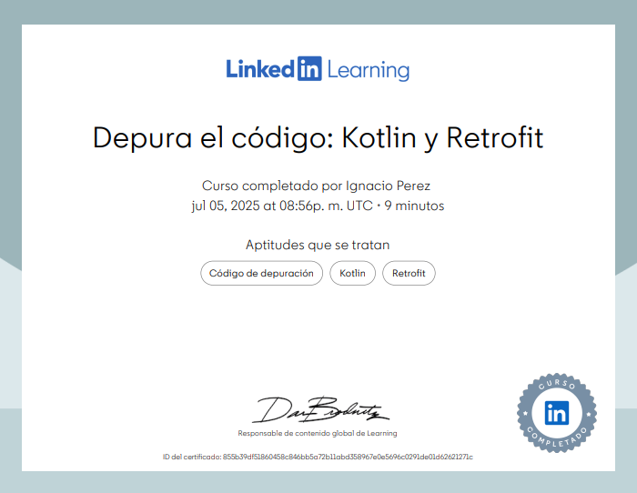 Depura el código Kotlin y Retrofit